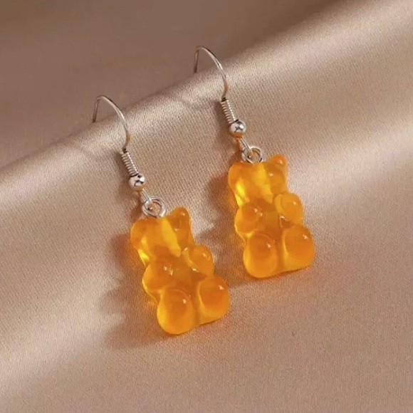 Gummy Bear Candy Retro Lightweight Fun/Cartoon Colorful Cute Dainty Earrings - Picture 4 of 16